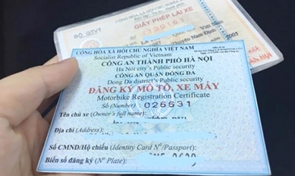 Nghị định 168 - Lỗi trừ 2 điểm GPLX: Sử dụng chứng nhận đăng ký giả hoặc không đúng số khung số máy